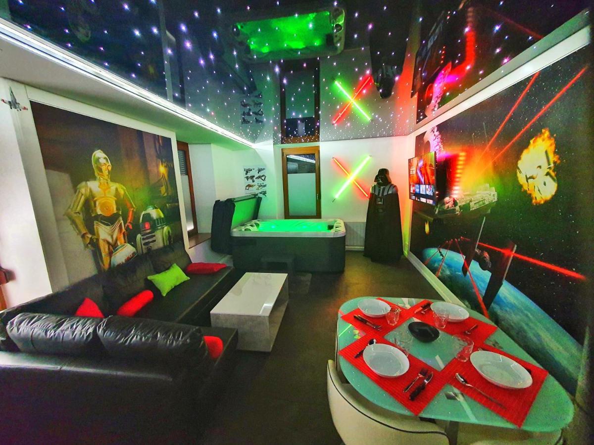 Galaxy Spa-4 Pers-Jacuzzi-Insolite-Parking-Jardin-Clim-Colmar Holtzwihr Ngoại thất bức ảnh