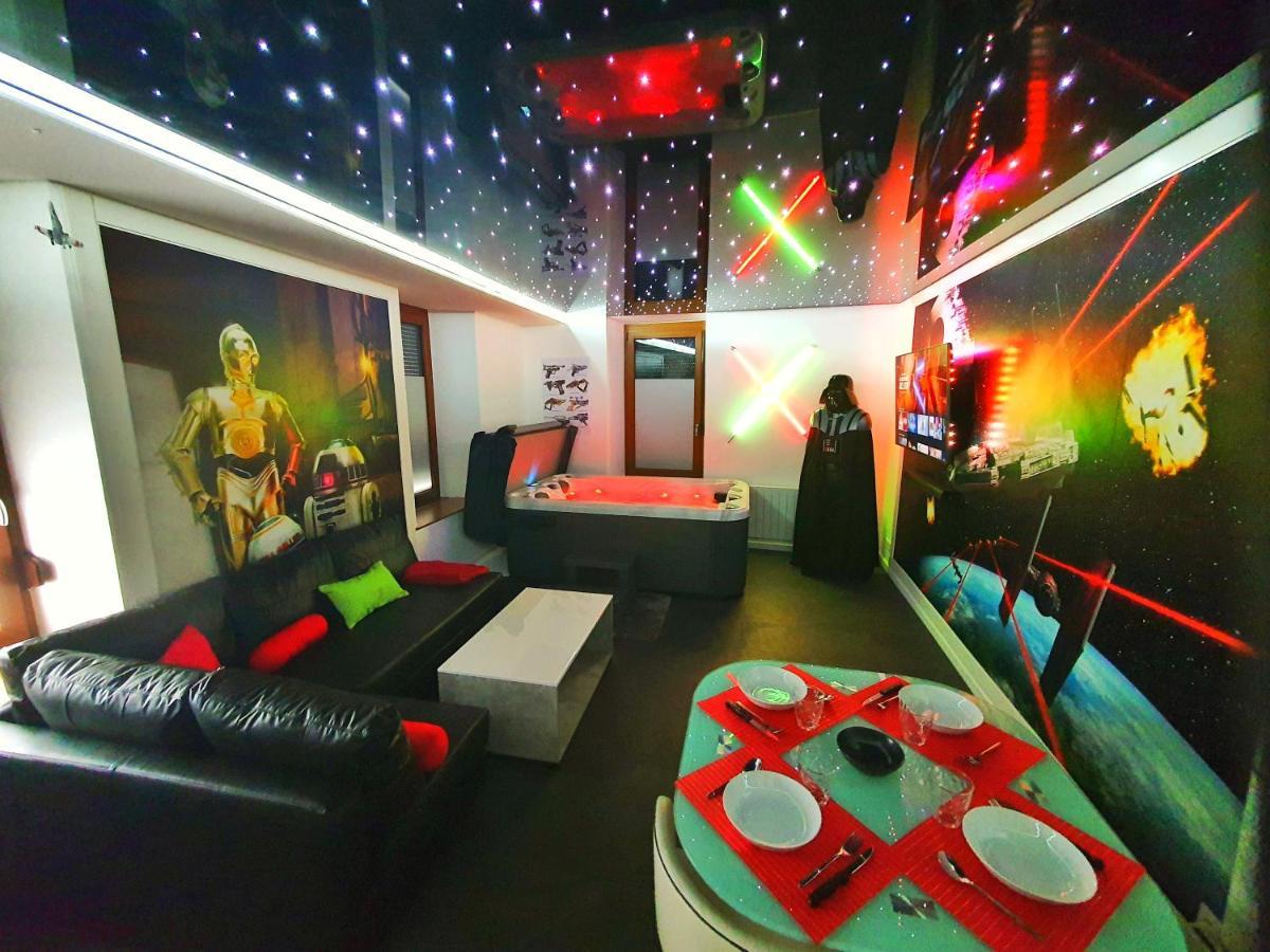 Galaxy Spa-4 Pers-Jacuzzi-Insolite-Parking-Jardin-Clim-Colmar Holtzwihr Ngoại thất bức ảnh