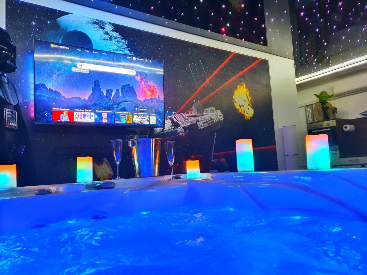 Galaxy Spa-4 Pers-Jacuzzi-Insolite-Parking-Jardin-Clim-Colmar Holtzwihr Ngoại thất bức ảnh
